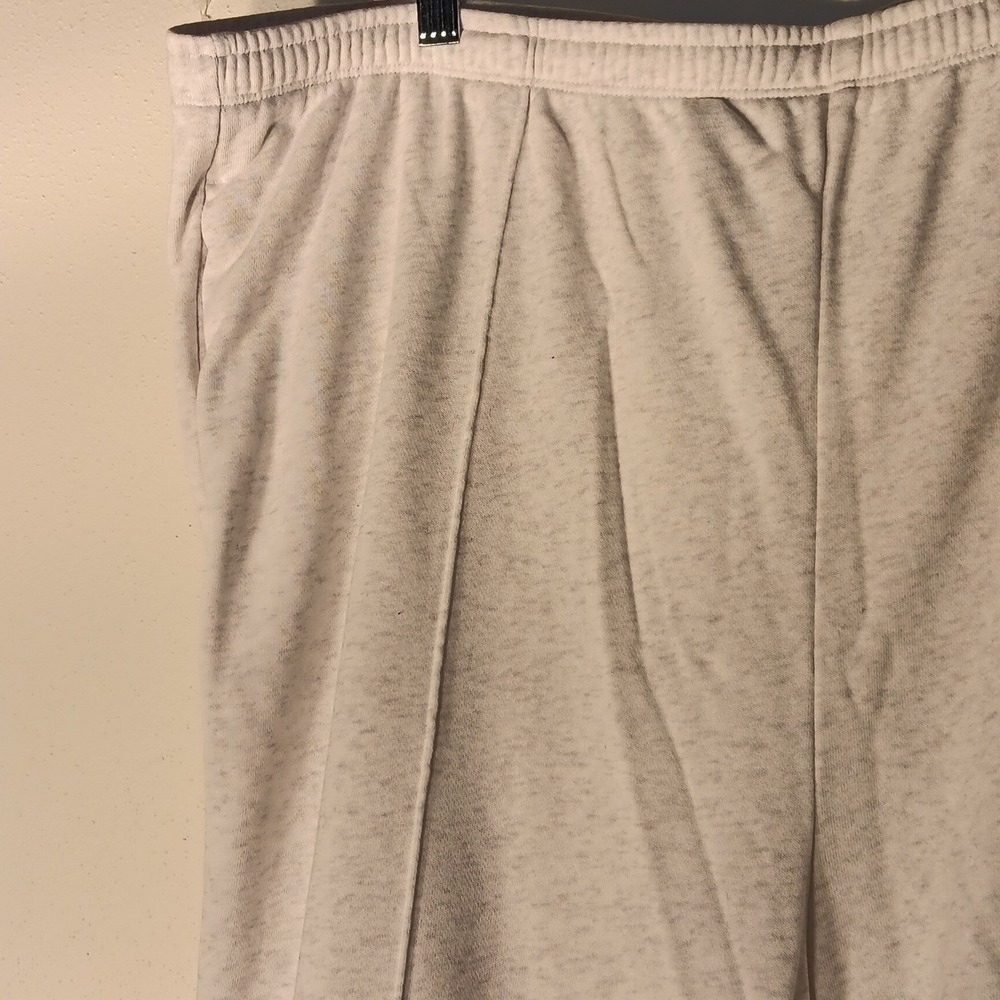 Nike Women's 2X‎ Gray Heathered Track Pants Joggers Elastic Waistband Comfort - Picture 2 of 6